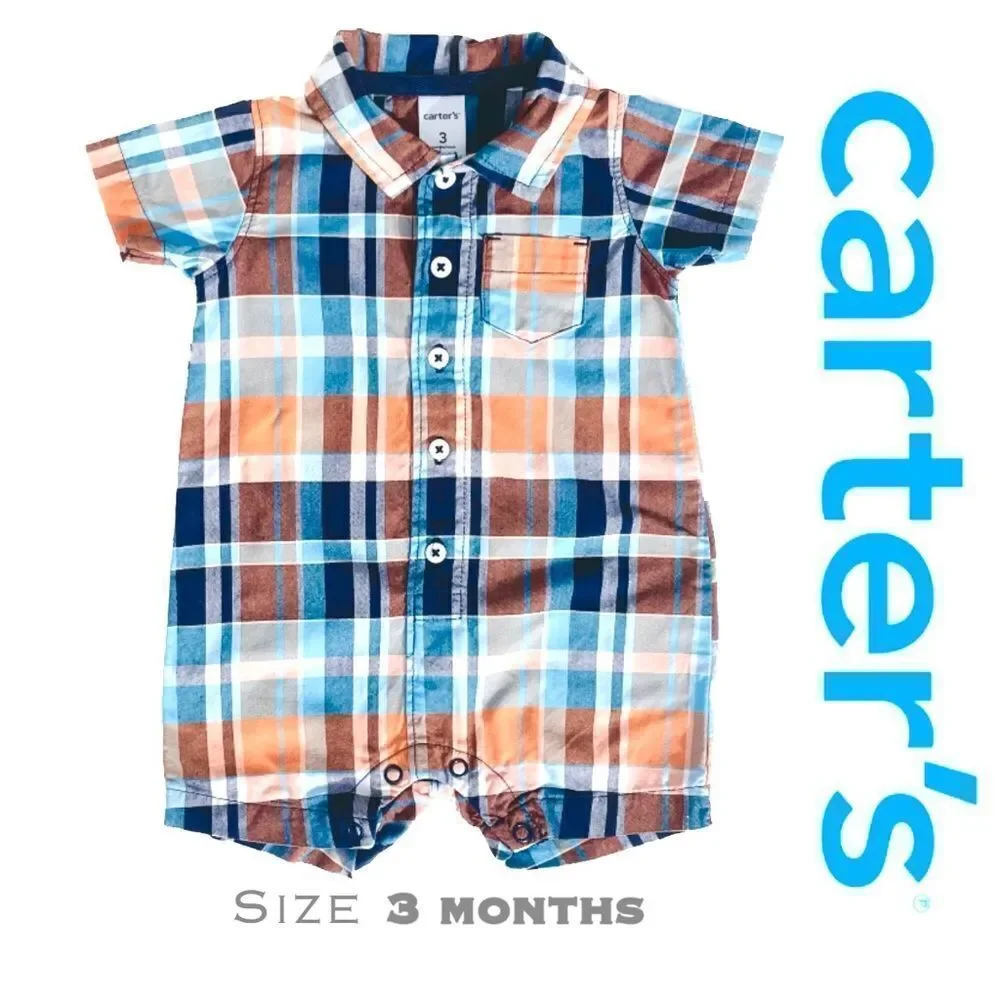 Carter’s Plaid Romper